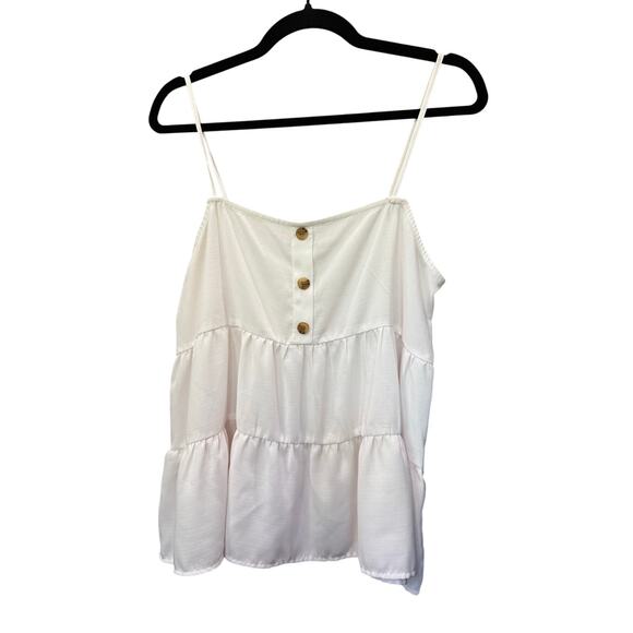 Paper Cranes pink tank top‎ summer flowy - Picture 1 of 5